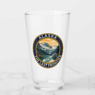 Verre Badge d'art de voyage en Alaska