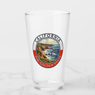 Verre Badge d'art de voyage en Californie