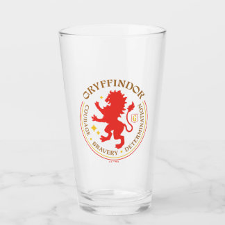 Verre Badge de la Fierté de la maison de lion rouge GRYF