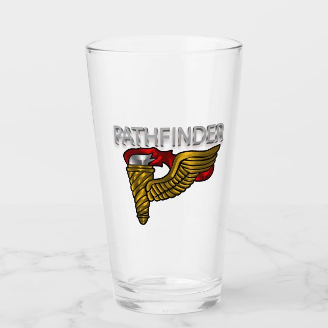 Verre Badge de Pathfinder - Texte "Pathfinder" (Devant)