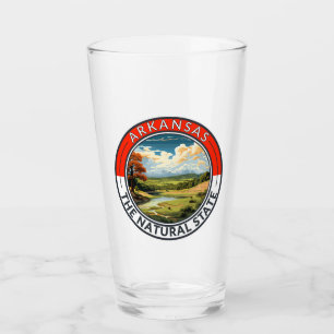 Verre Badge de voyage artistique de l'Arkansas