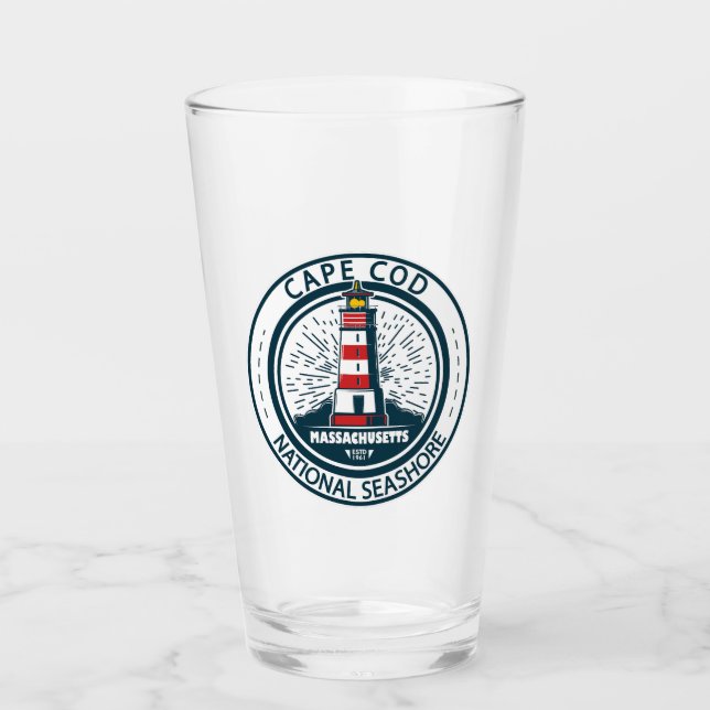 Verre Badge du Massachusetts de Cape Cod National Seasho (Devant)