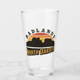 Verre Badlands North Dakota Retro