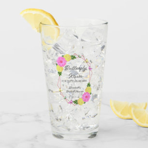 Verre Baisers À Papillon Pour L'Avenir Mme Fête des mari