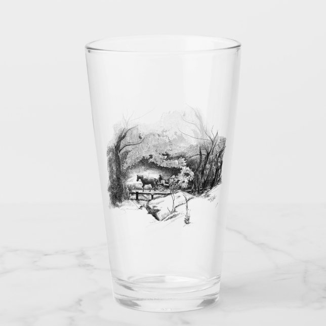 Verre Balade à travers Central Park Glass Cup (Devant)