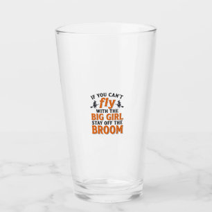 Verre Balai de sorcière drôle Grande fille Conception de