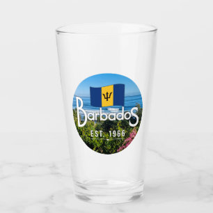 Verre "Barbados Est. Vue De La Côte Est De 1966 Avec Dra
