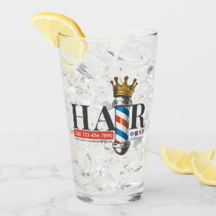 Verre Barber Hair Shop King Crown Barber Pole Hair Salon