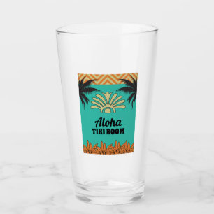 Verre Barre Tiki rétro avec nom