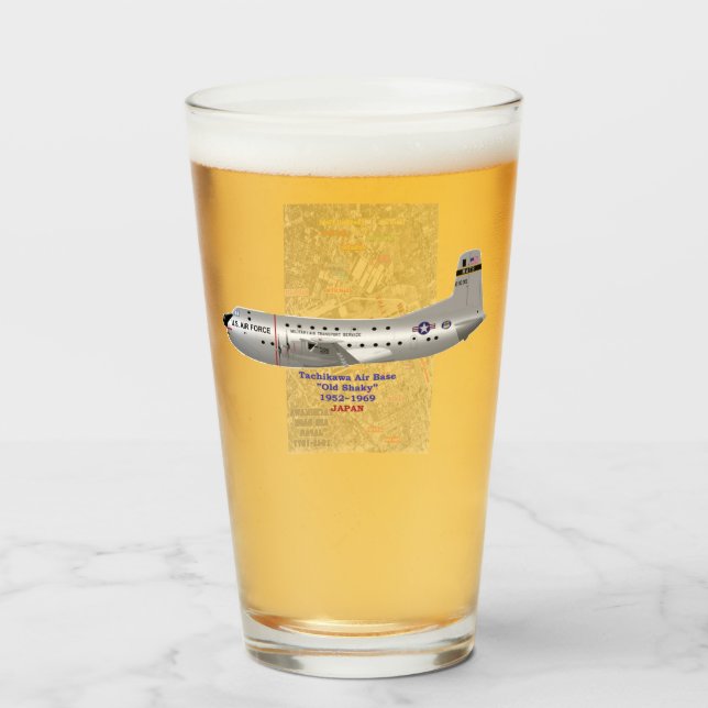 Verre Base aérienne Japon C-124 de Tachikawa (Devant (rempli))