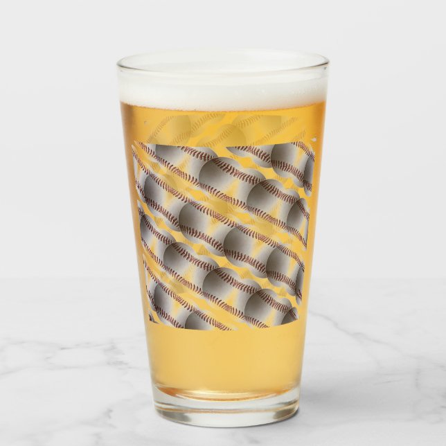 Verre Baseballs (Devant (rempli))