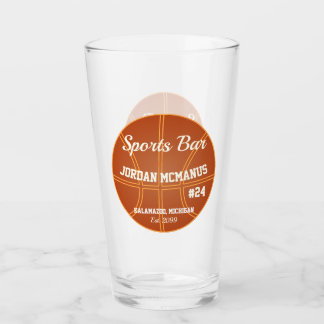 Verre Basketball Bar de sport Bière Boire des lunettes d