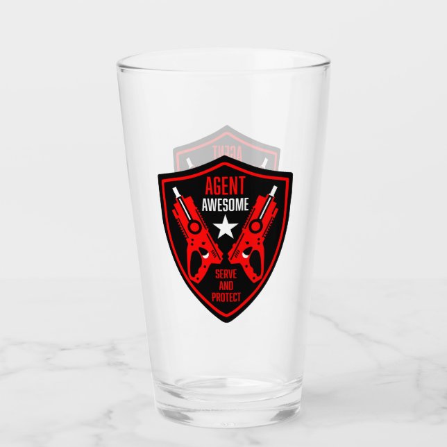Verre Bataille de pistolet à fléchettes pour enfants (Devant)