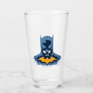 Verre Batman A Bombardé Le Bout Avec Le Logo D'Or