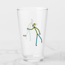 Bâton de kubb jouant Stickman