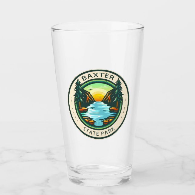 Verre Baxter State Park Maine Badge (Devant)