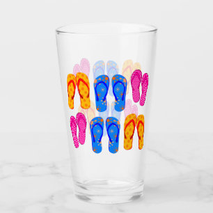 Verre Beach Flip Flops Thongs Sandales Océan Bord de mer