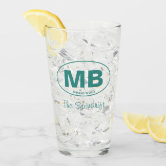 Verre Beach House Deux Lettres Script De Cottage Oval Fi