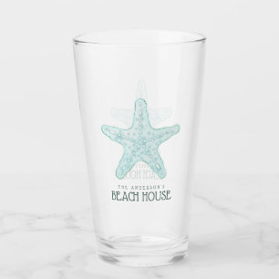Verre Beach House Starfish Aqua Blue ID623