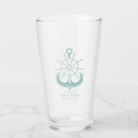 Beach House Turquoise Nom de famille Ancre