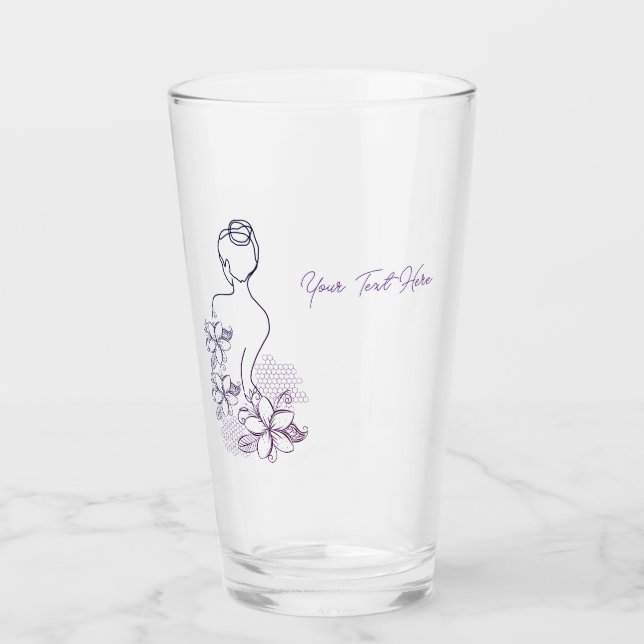 Verre beauté féminine (Devant)