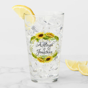 Verre Beaux Tournesols