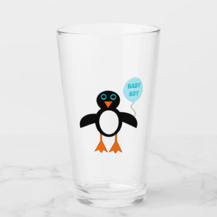 Verre Bébé Bleu mignon Pingouin Garçon