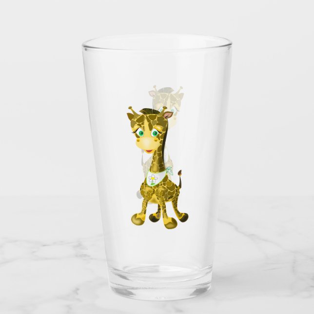 Verre Bébé Girafe - Peinture (Devant)