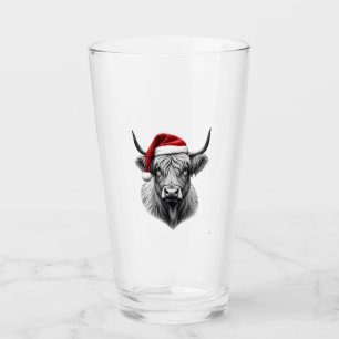 Verre Bébé Vache Highland Mignon Cadeaux de Noël Santa X