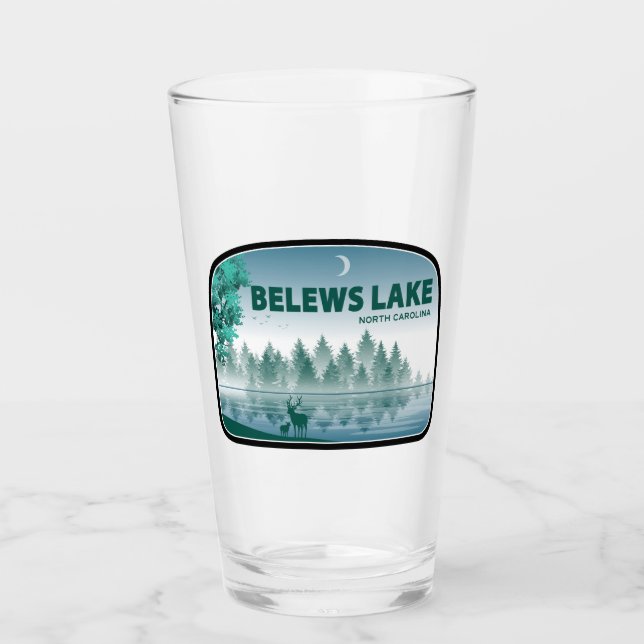 Verre Belews Lake Caroline du Nord Cerf (Devant)
