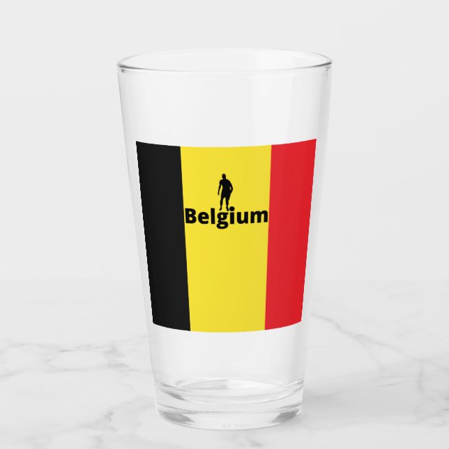 Verre Belgique football  (Devant)