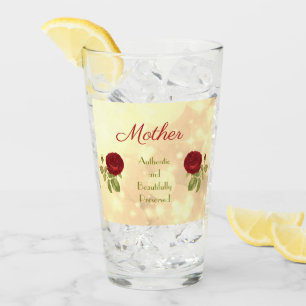 Verre Belle citation de mère