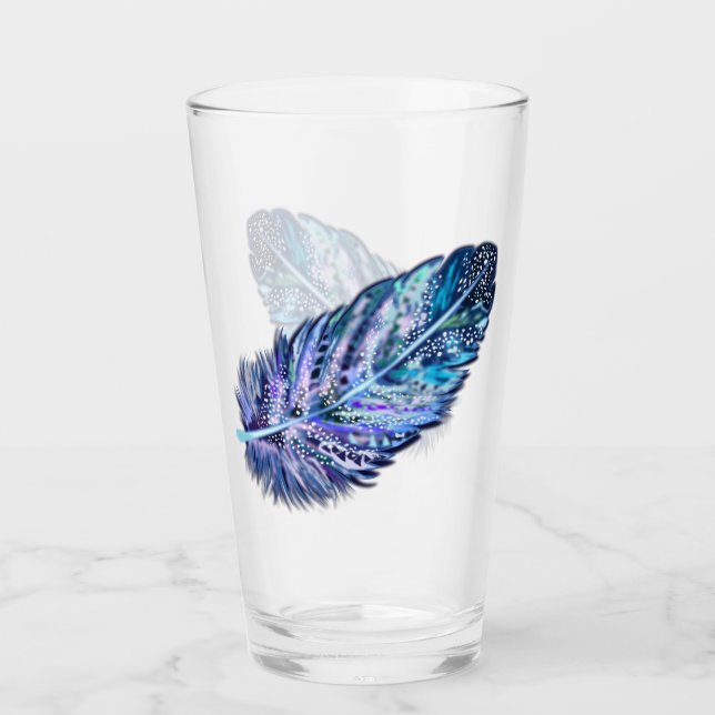 Verre Belle plume (Devant)