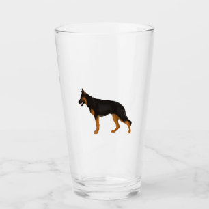 Verre Berger Allemand Rouge Noir Blanche