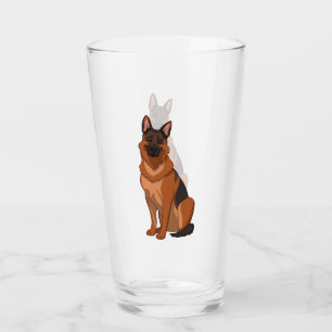 Verre Berger rouge et noir allemand GSD