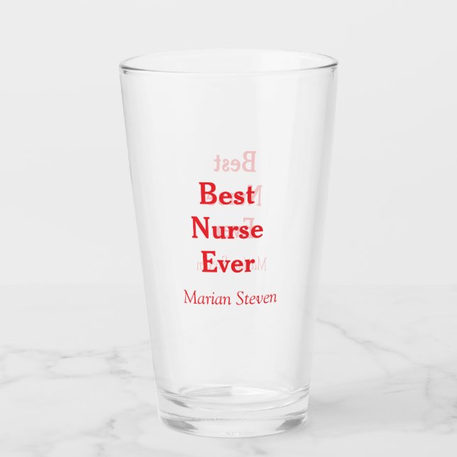 Verre Best nurse ever medical professional paramedical d (Devant)