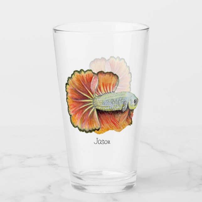 Verre Betta fish (Devant)