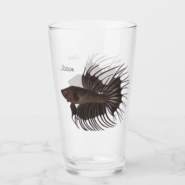 Verre Betta Fish Glass (Devant)