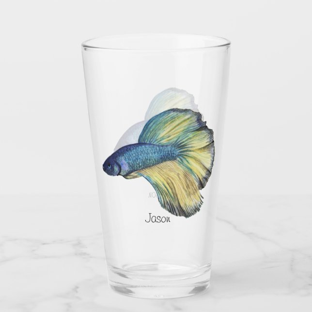 Verre Betta Fish Glass (Devant)
