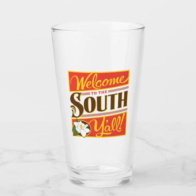 Verre Bienvenue Au South Y'all (Devant)