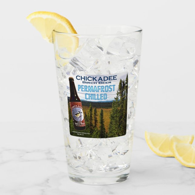 Verre Bière de bouleau mésange (Devant glace)