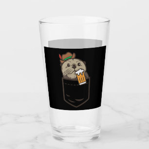 Verre Bière de poche de la loutre de mer   Otter Lover 