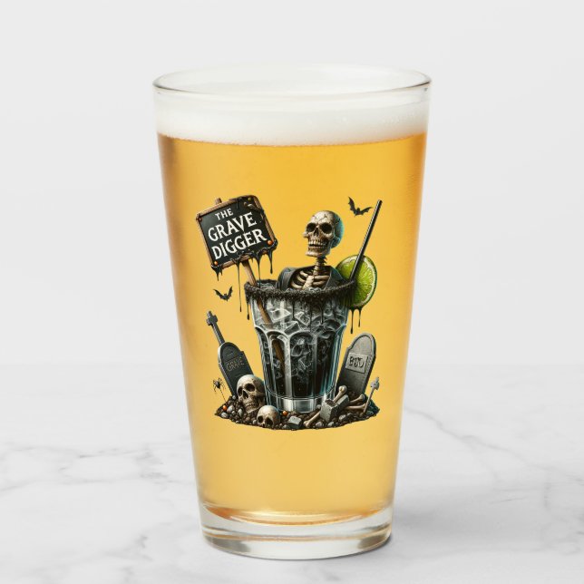 Verre Bière Halloween (Devant (rempli))