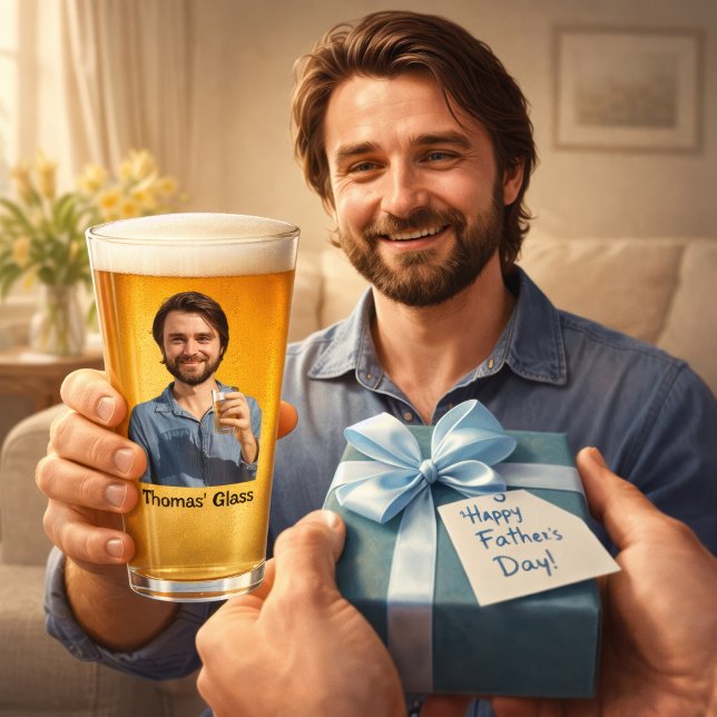 Verre Bière personnalisée (Fathers Day glass)