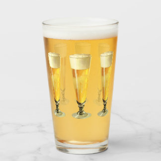 Verre Bière pression vintage haute et glacée, boisson al