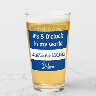 Verre Bière Witty personnalisée