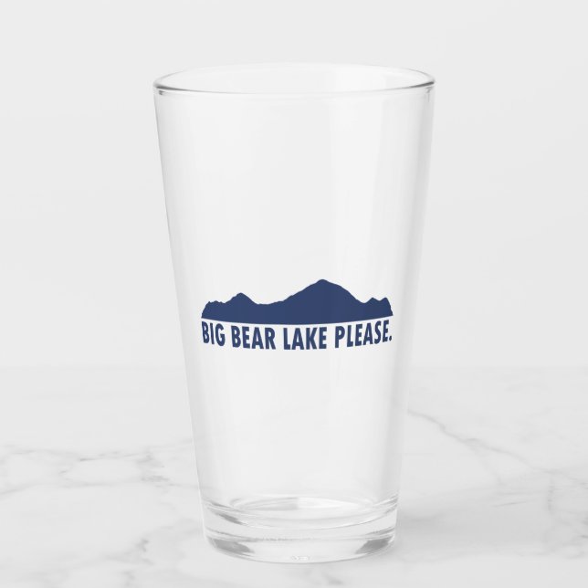 Verre Big Bear Lake Californie (Devant)