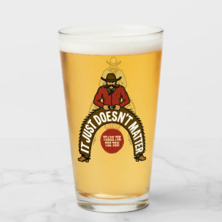 Verre Big Cowboys Red & Blue