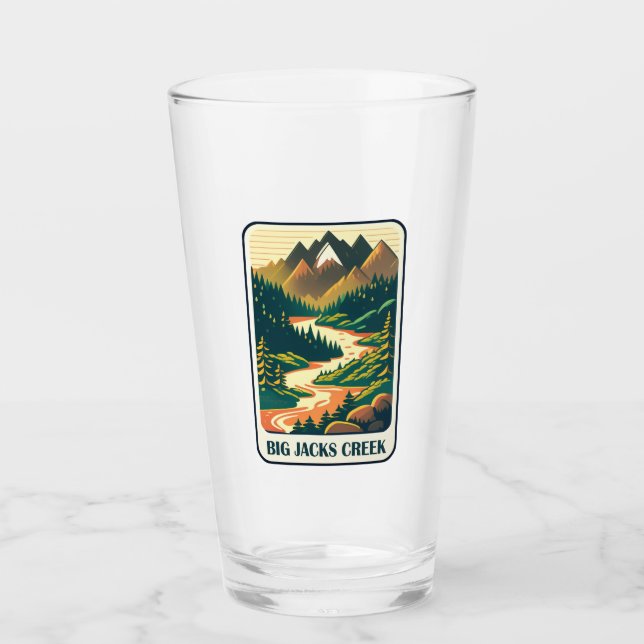 Verre Big Jacks Creek Idaho couleurs (Devant)