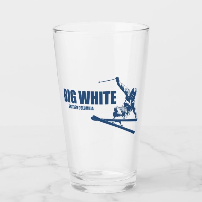 Verre Big White Skier Colombie-Britannique (Devant)